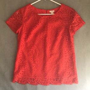 Jcrew lace blouse